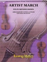 Artist March Orchestra sheet music cover